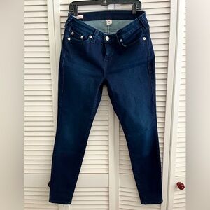 True Religion blue Jeans HALLE Mid Rise Super Skinny